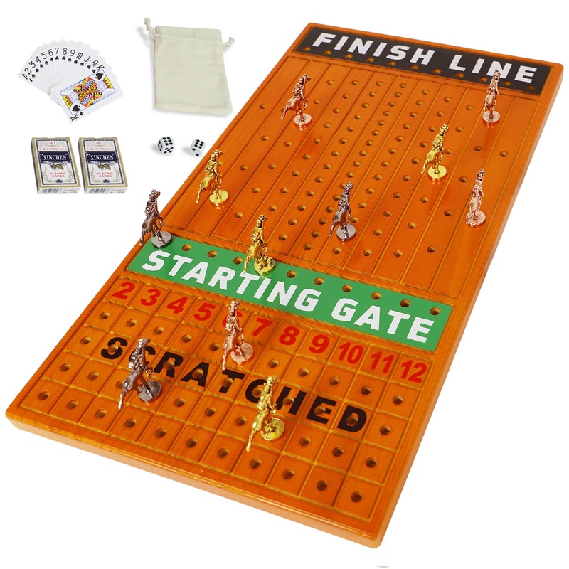 Horse race board game