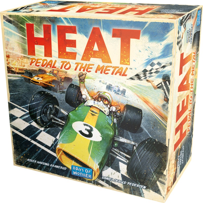 Heat Board Game components