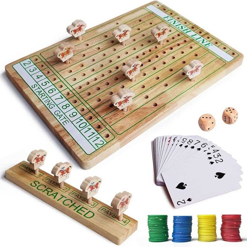 Horse race board game