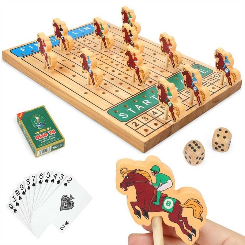 Horse race board game