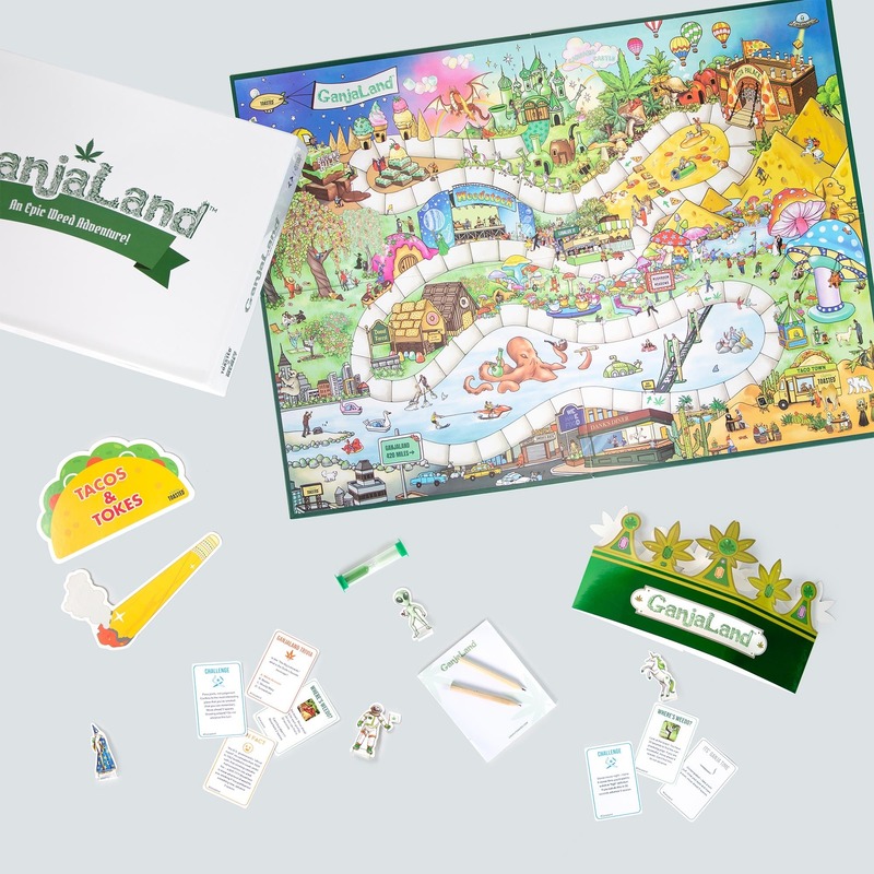 Ganjaland board game 