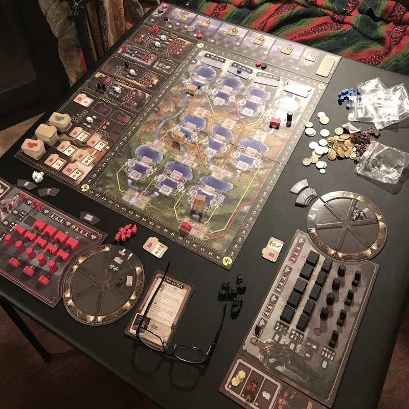 Barrage board game