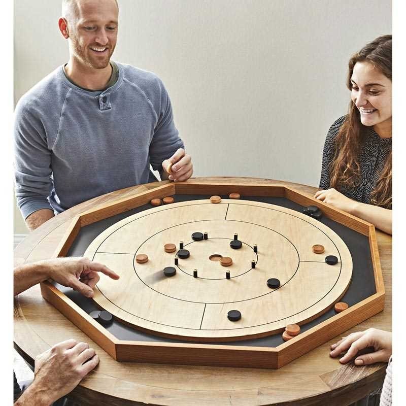 Crokinole board game